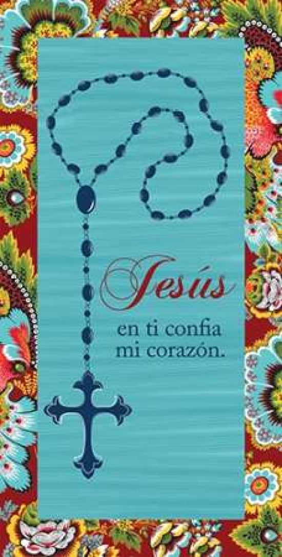 Posterazzi JESUS EN TI CONFIA MI CORAZON Canvas Art - Piper Ballantyne (24 x 48)