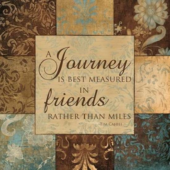 Posterazzi JOURNEY IS BEST MEASURED Canvas Art - Artique Studio (24 x 24)