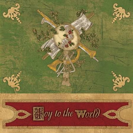 Posterazzi JOY TO THE WORLD Canvas Art - Artique Studio (24 x 24)