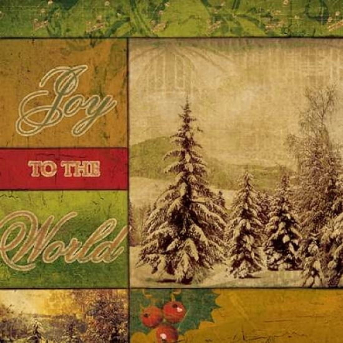 Posterazzi JOY TO THE WORLD II Canvas Art - Artique Studio (24 x 24)