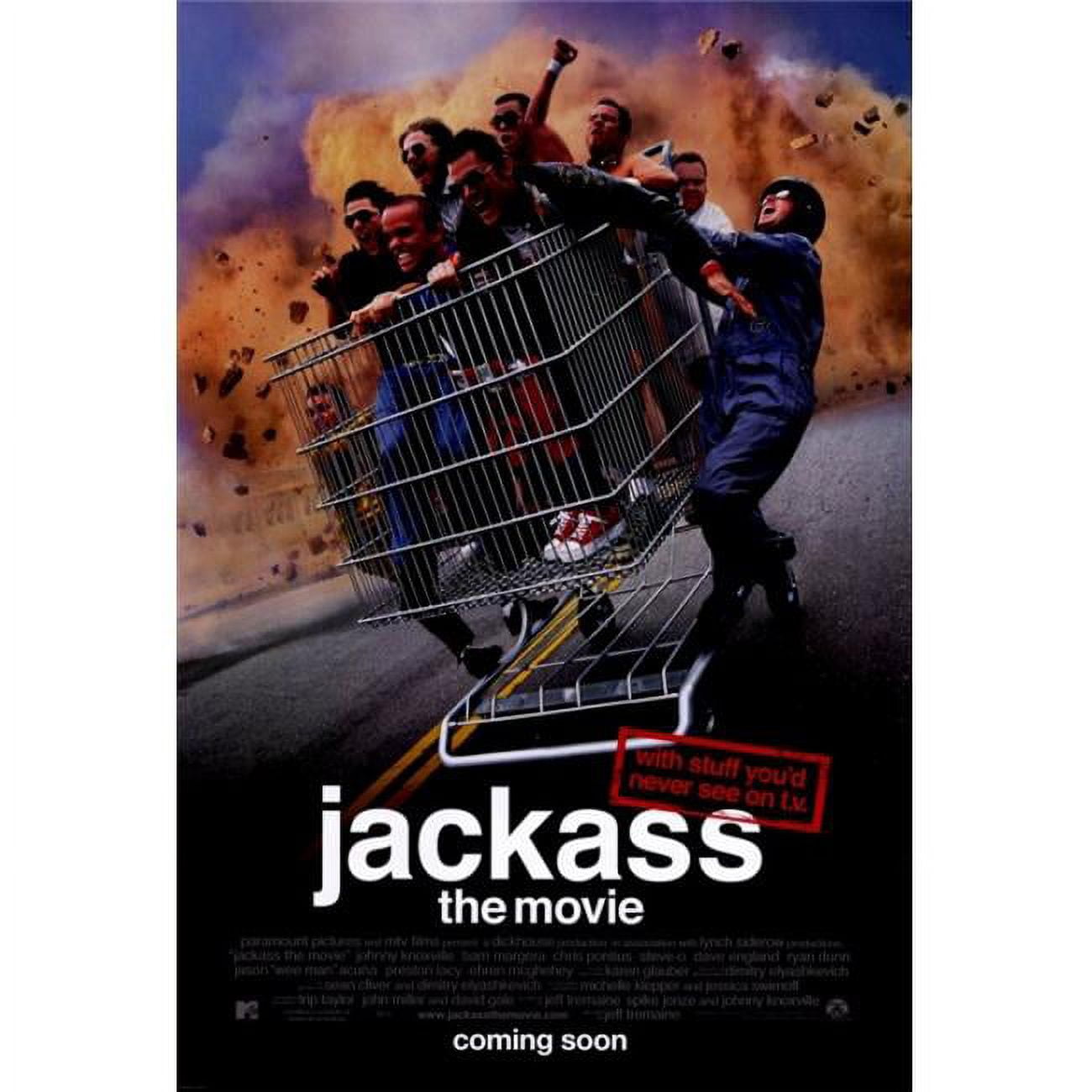 Posterazzi Jackass-The Movie Poster - 27 x 40 in. - Walmart.com