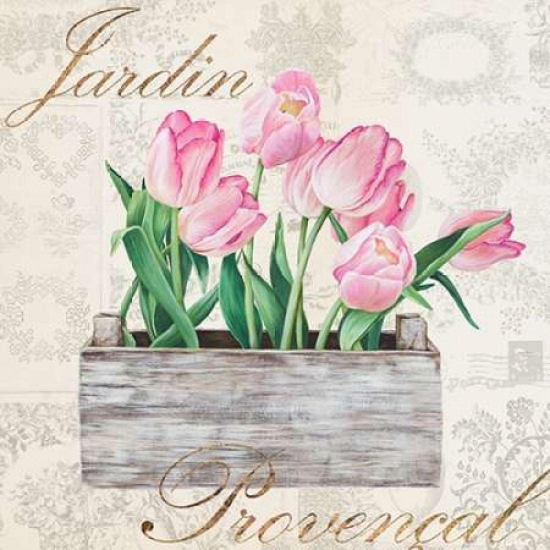 Posterazzi Jardin Provencal Canvas Art - Remy Dellal (24 x 24)
