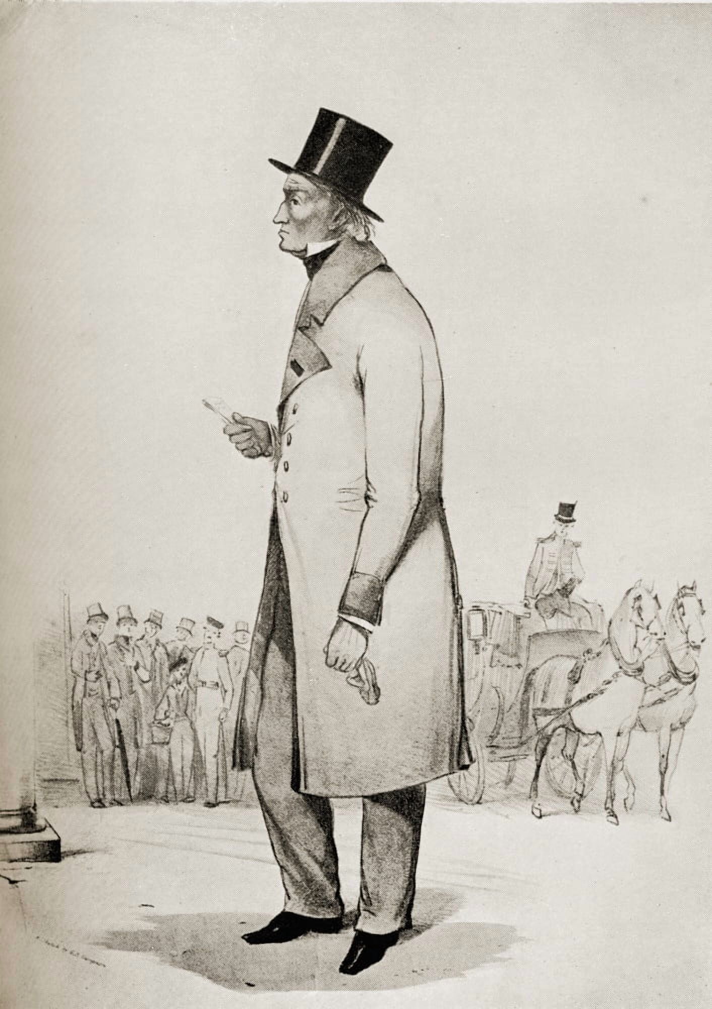 Posterazzi Jean De Soult Duke Of Dalmatie1769-1851 Marshal To Napoleon From A Sketch By GBCampion Canvas Art - Ken Welsh Design Pics (24 x 36)