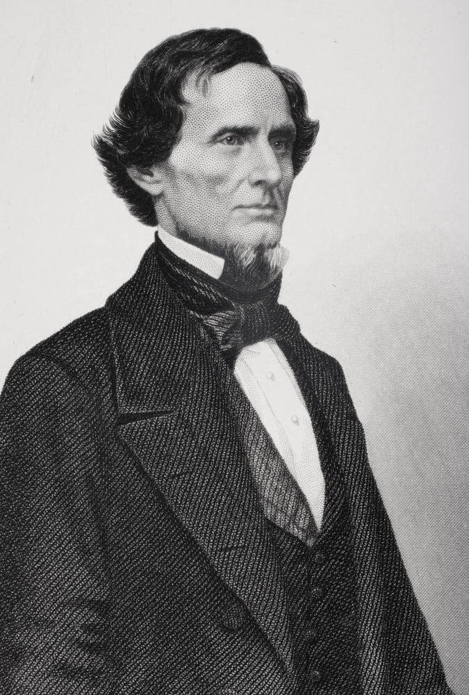 Posterazzi Jefferson Davis 1808 To 1889 President Of The Confederate States Of America During The American Civil War From Photograph By Matthew Brady Canvas Art - Ken Welsh Design Pics (22 x 34)