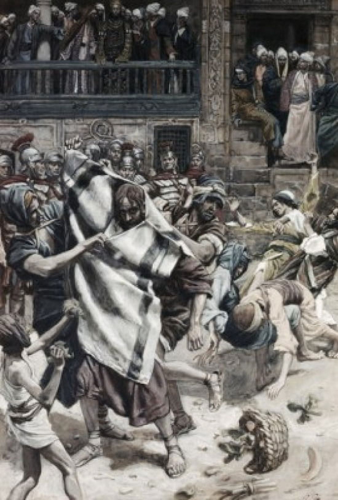 Posterazzi Jesus before Herod James Tissot (1836-1902French) Canvas Art - James Tissot (24 x 36)