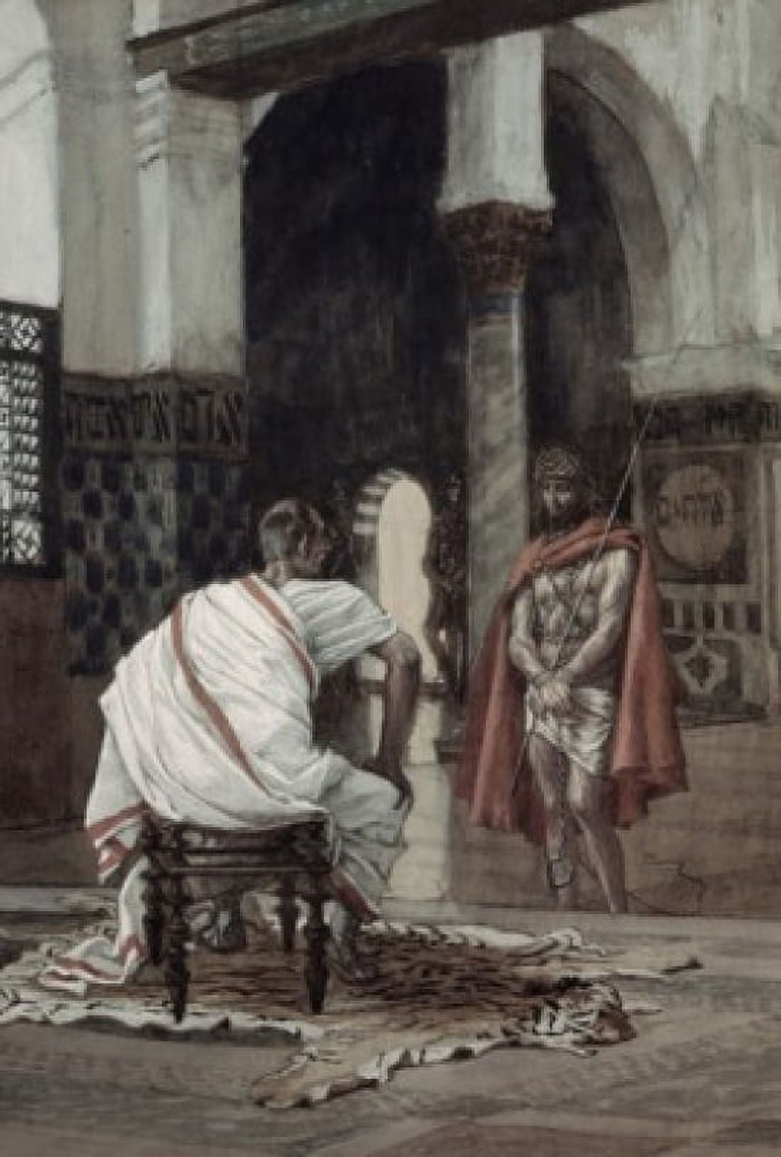Posterazzi Jesus before Pilate for the Second Time James Tissot (1836-1902French) Canvas Art - James Tissot (24 x 36)