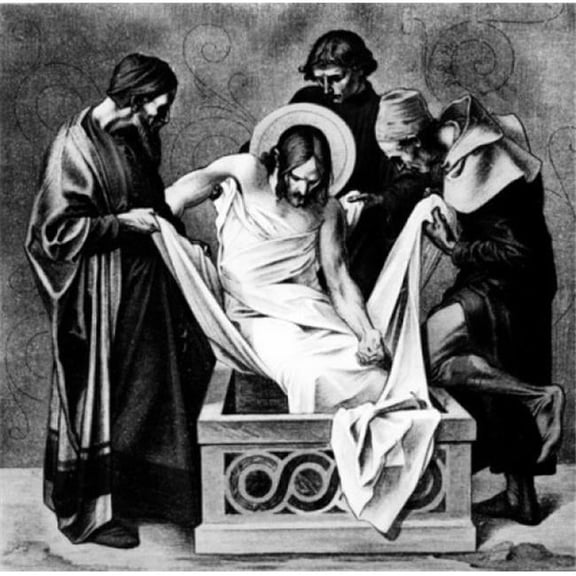 Posterazzi  Jesus is Placed in the Sepulchre 14th Station of the Cross by Martin Ritter
