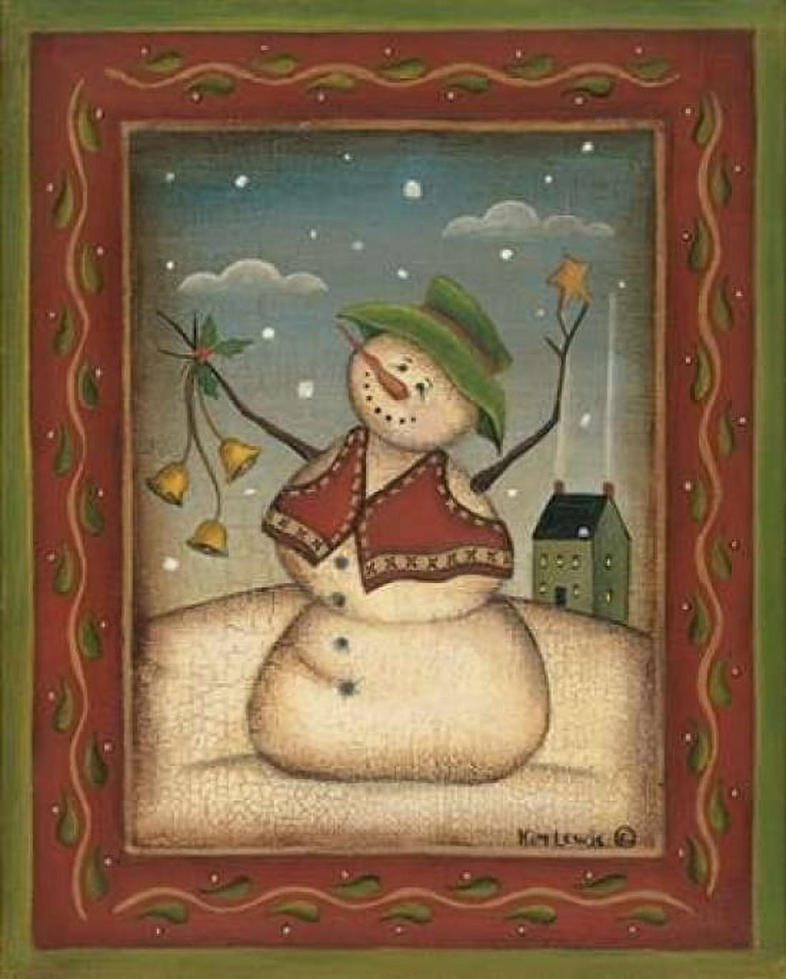 Posterazzi Jingle Bells Canvas Art - Kim Lewis (24 x 30)