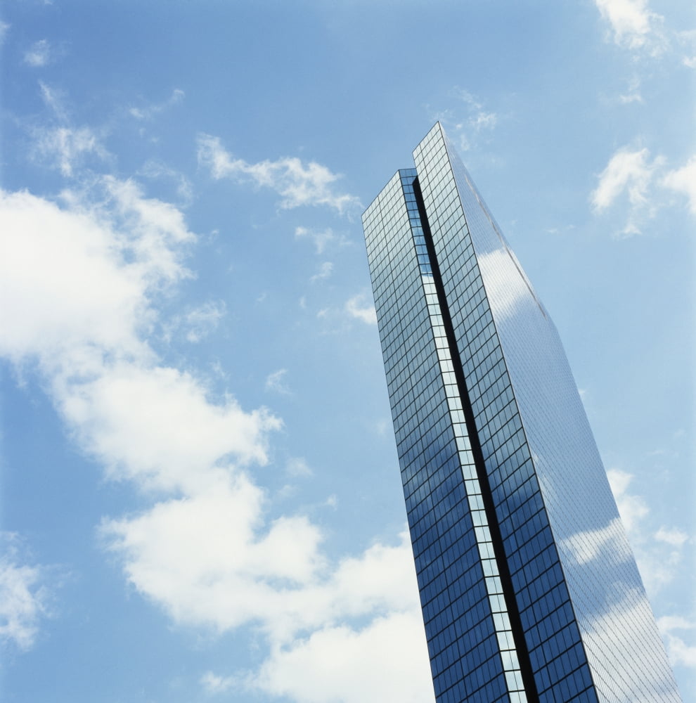 Posterazzi John Hancock Tower Copley Square Boston Canvas Art - Anna Watson Design Pics (24 x 24)