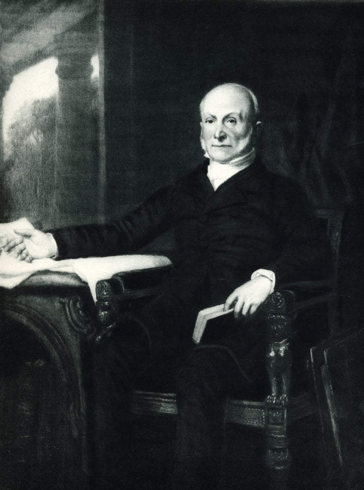 Posterazzi John Quincy Adams (1767-1848) 6Th President Of The United States Canvas Art - Ken Welsh Design Pics (26 x 34)