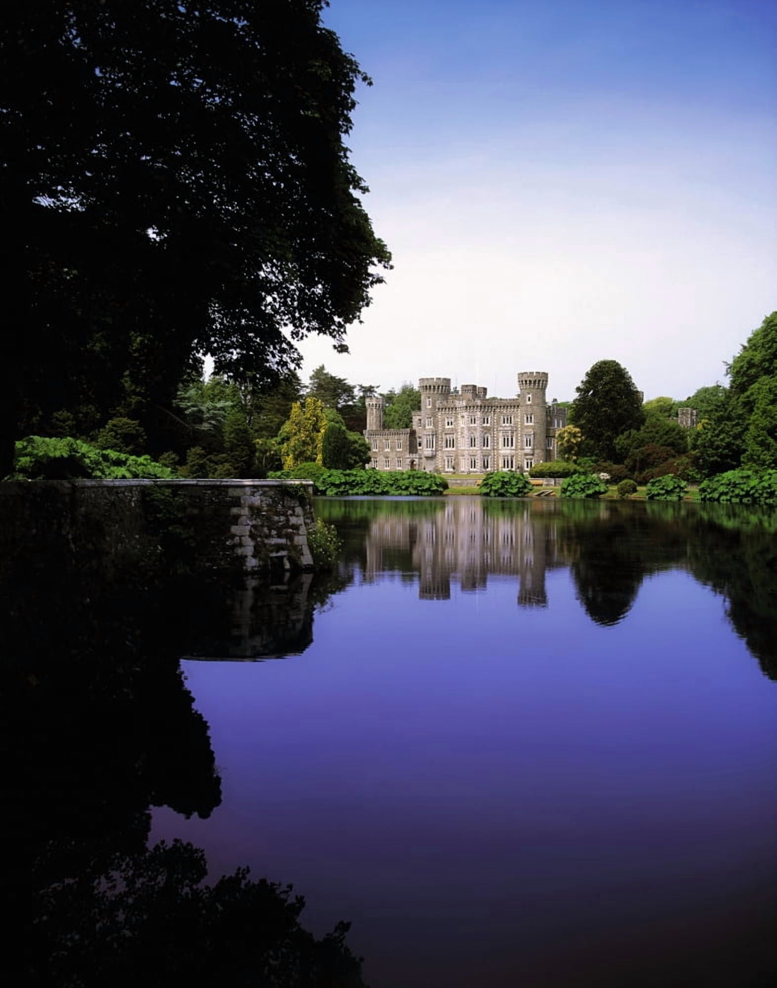 Posterazzi Johnstown Castle Co Wexford Ireland 19Th Century Gothic Revival Canvas Art - The Irish Image Collection Design Pics (26 x 34)