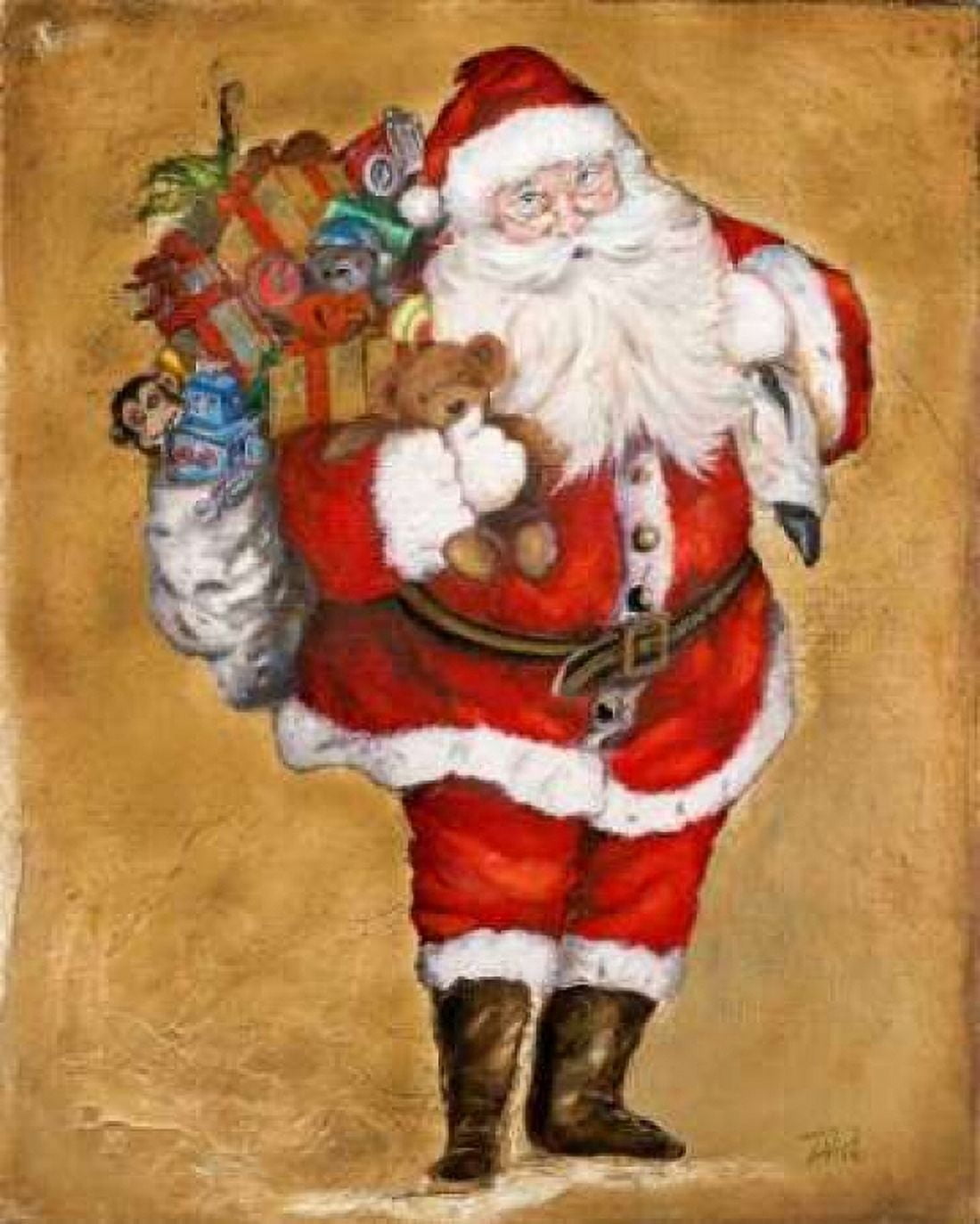 Posterazzi Jolly Night on Gold Canvas Art - Patricia Pinto (24 x 30)