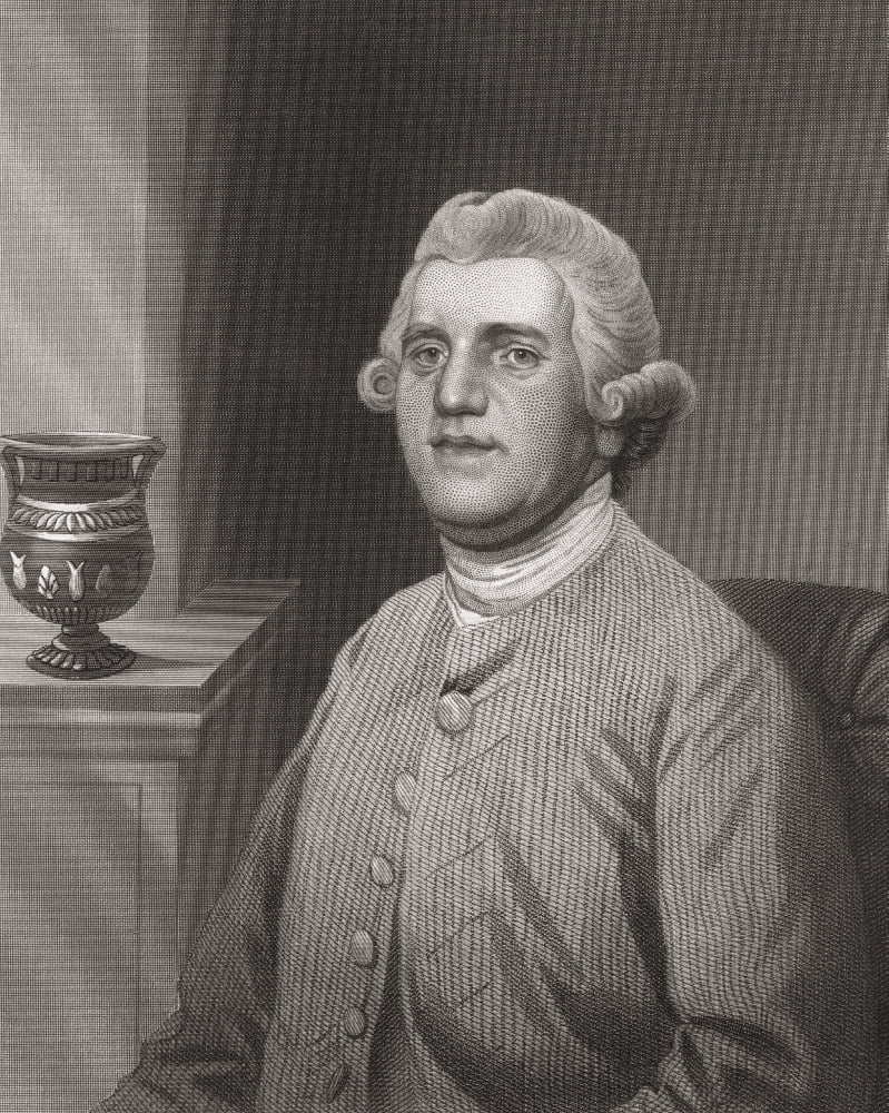Posterazzi Josiah Wedgwood 1730-1795 English Potter And Grandfather Of Charles Darwin 19Th Century Illustration After George Stubbs Canvas Art - Ken Welsh Design Pics (26 x 32)