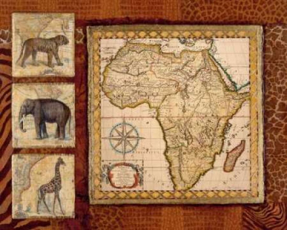 Posterazzi Journey to Africa I Canvas Art - Tava Studios (24 x 30)