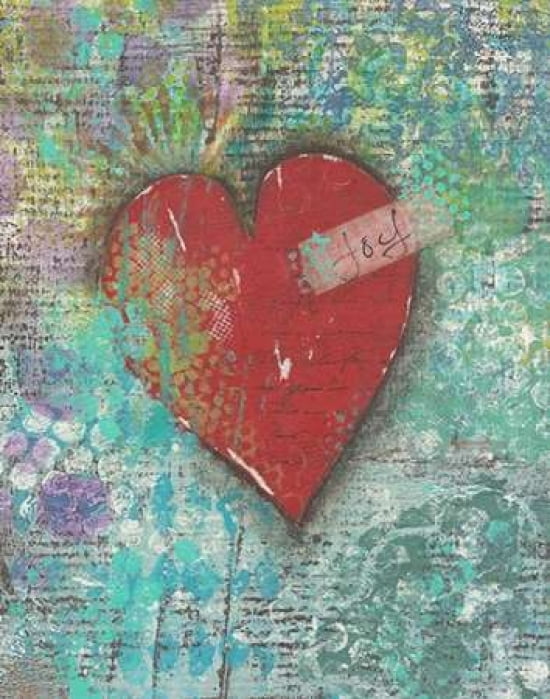Posterazzi Joy Heart Canvas Art - Cassandra Cushman (22 x 28)