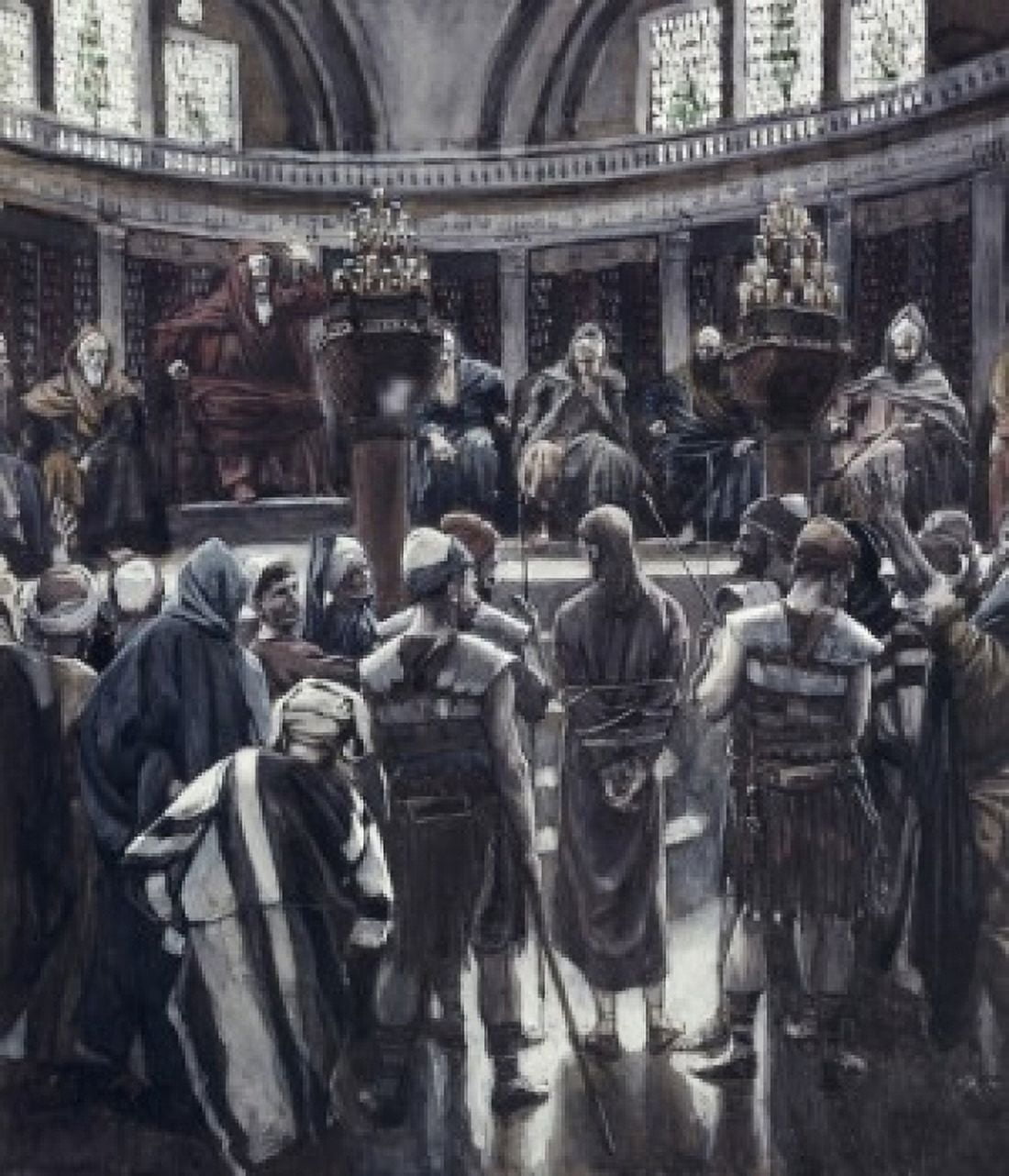 Posterazzi Judgement on the Morning of Good Friday James Tissot (1836-1902French) Canvas Art - James Tissot (24 x 36)
