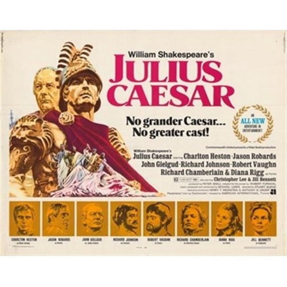 Posterazzi  Julius Caesar Movie Poster - 17 x 11 in.
