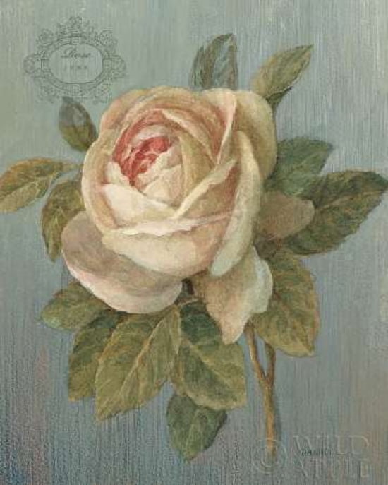 Posterazzi June Rose Green Canvas Art - Danhui Nai (24 x 30)