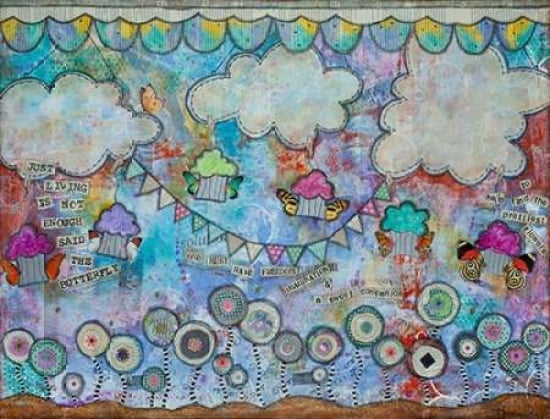 Posterazzi Just Living Is Not Enough Canvas Art - Denise Braun (22 x 28)