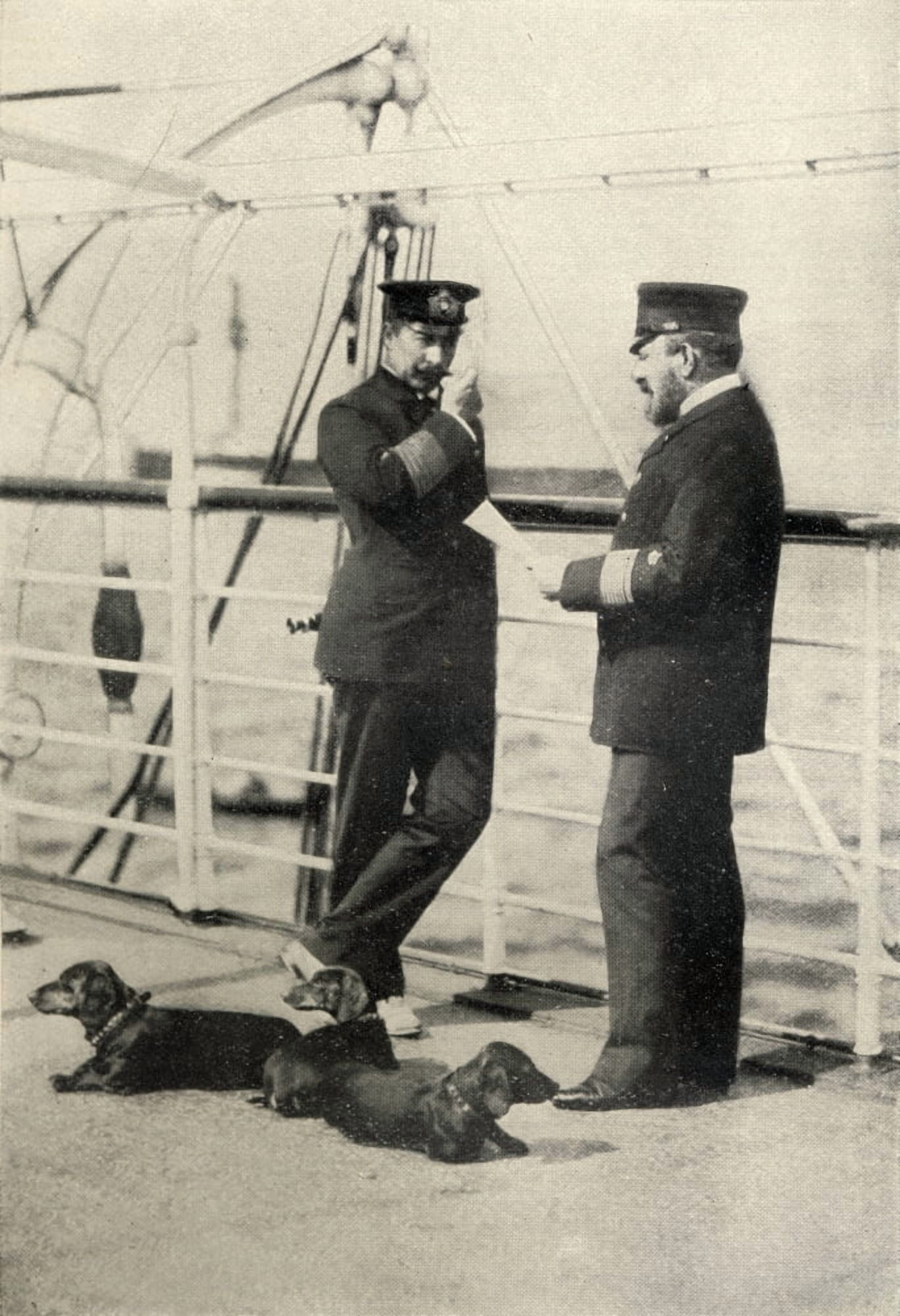 Posterazzi Kaiser Wilhelm Ii 1859-1941 Emperor Of GermanyKing Of Prussia 1888-1918On Board Ship Canvas Art - Ken Welsh  Design Pics (24 x 36)