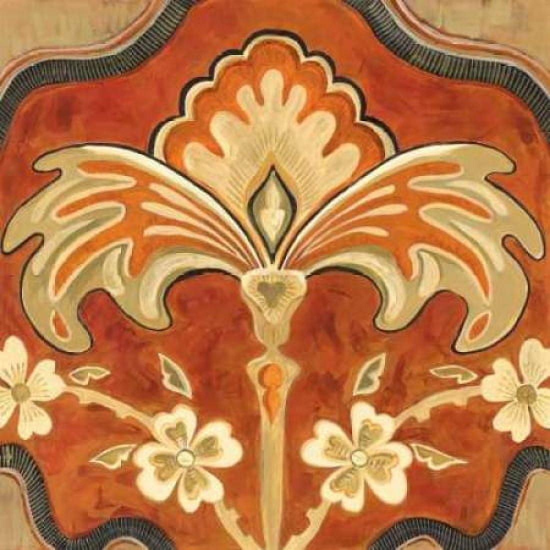Posterazzi Kashmir Motif A Canvas Art - Judy Shelby (24 x 24)