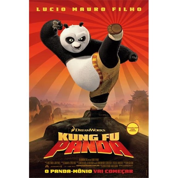 Posterazzi MOV415111 Kung Fu Panda Movie Poster - 11 x 17 in.