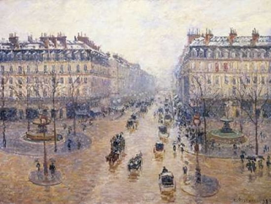 Posterazzi L Avenue de l Opera Paris Canvas Art - Camille Pissarro (22 x 28)