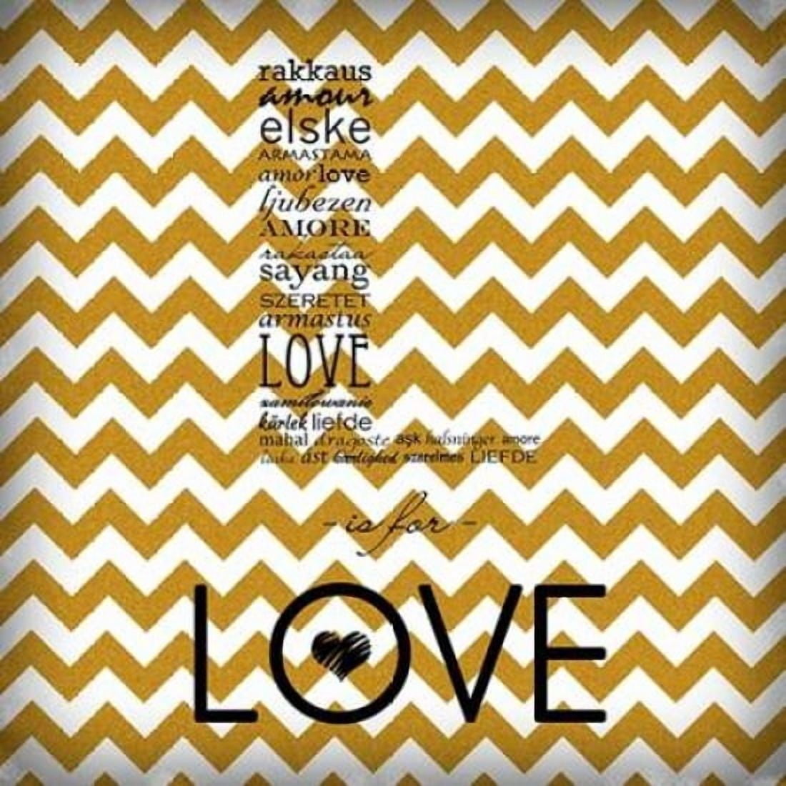 Posterazzi L is for Love Canvas Art - Anna Quach (24 x 24)
