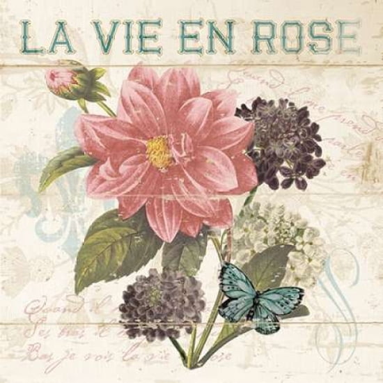 Posterazzi LA VIE EN ROSE Canvas Art - Piper Ballantyne (24 x 24)