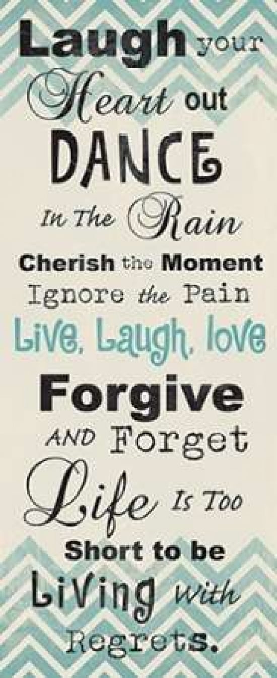 Posterazzi LAUGH YOUR HEART OUT Canvas Art - Piper Ballantyne (24 x 48)