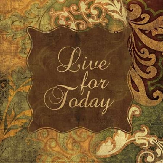 Posterazzi LIVE FOR TODAY Canvas Art - Piper Ballantyne (24 x 24)