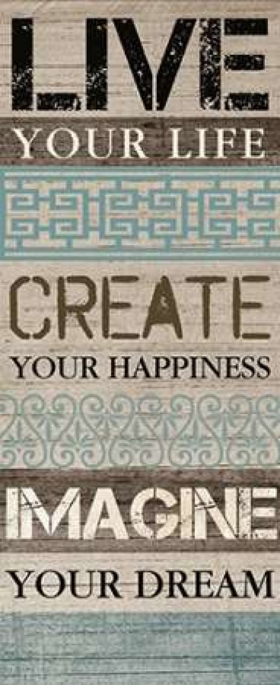 Posterazzi LIVE YOUR LIFE Canvas Art - Piper Ballantyne (24 x 48)