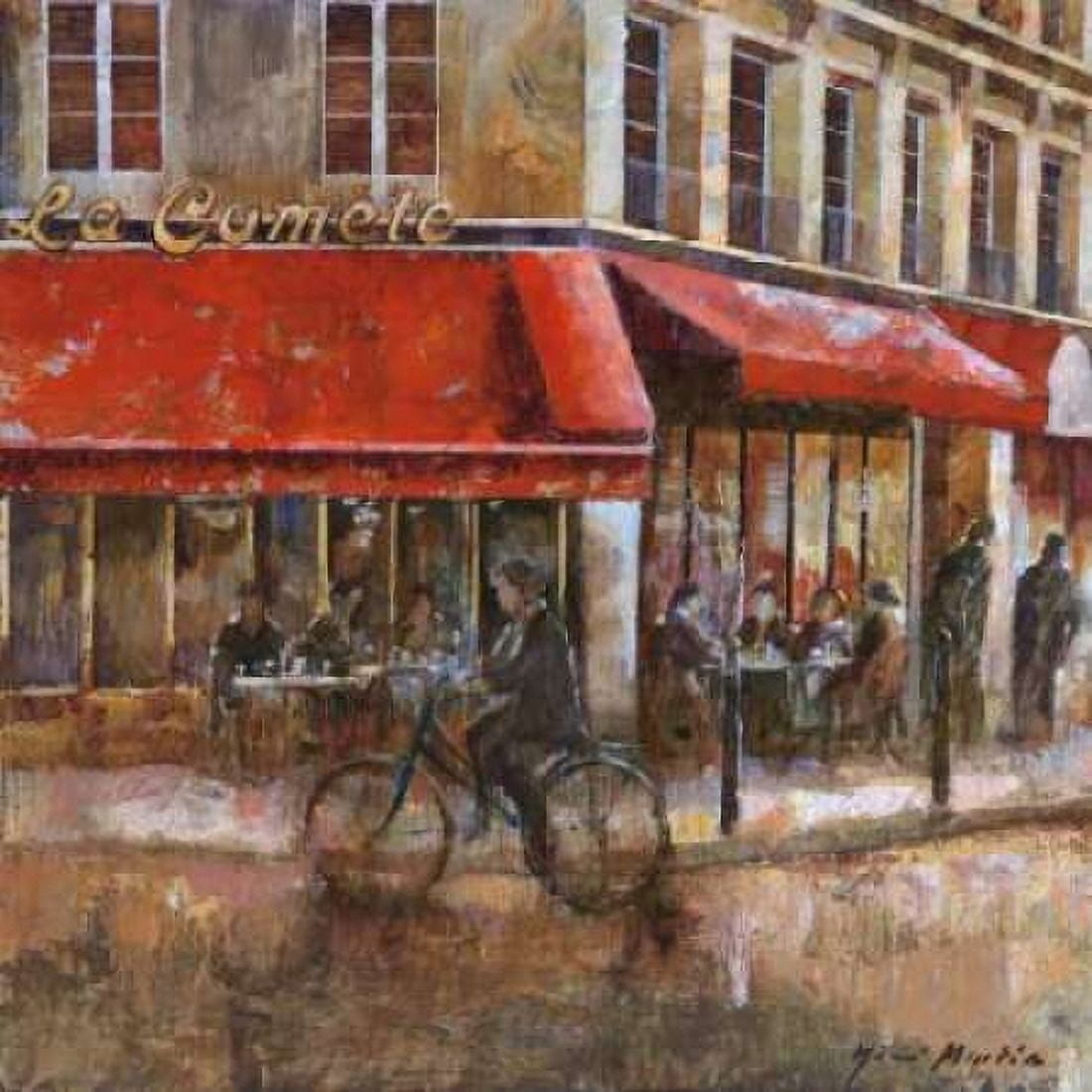 Posterazzi La Com??te Paris Canvas Art - Noemi Martin (24 x 24)