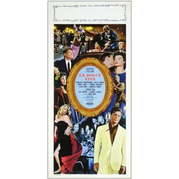 Posterazzi  La Dolce Vita Movie Poster - 11 x 17 in.