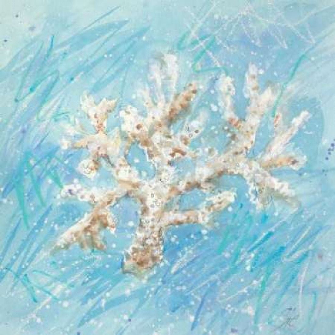 Posterazzi La Mer B Canvas Art - Jerry Sic (24 x 24)