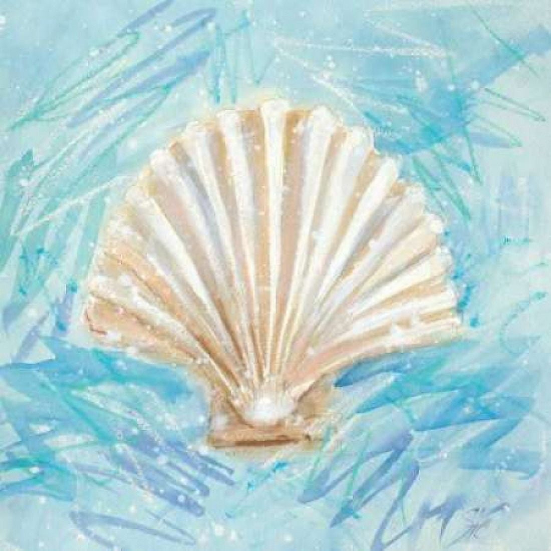 Posterazzi La Mer D Canvas Art - Jerry Sic (24 x 24)