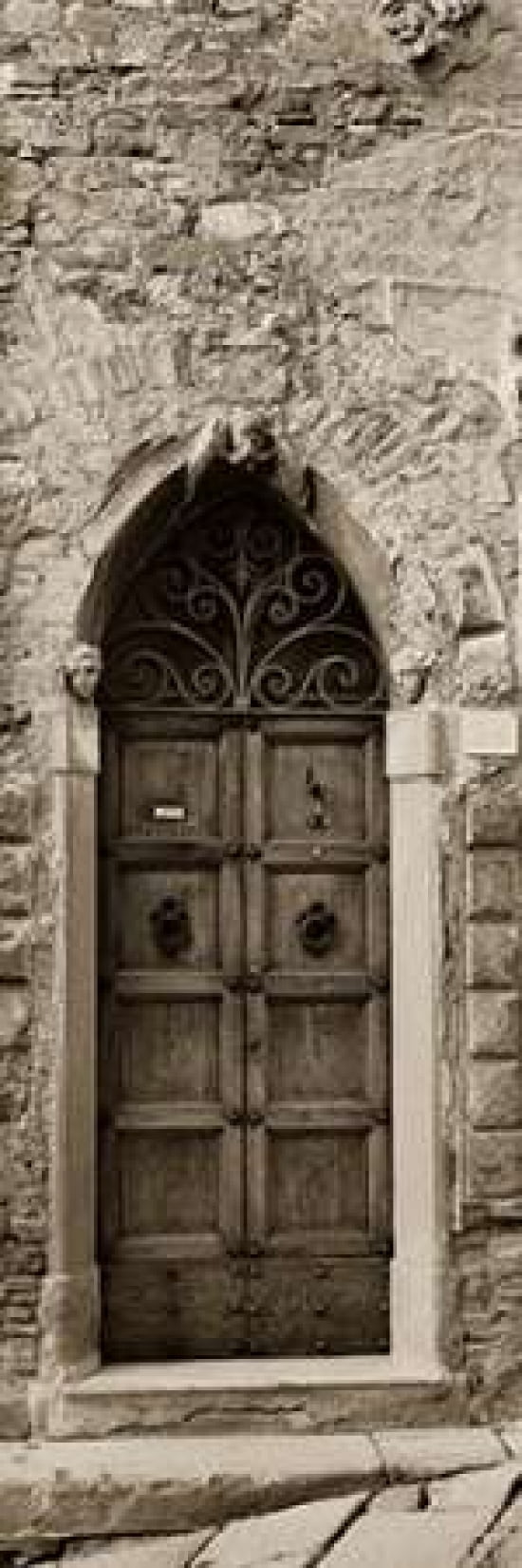 Posterazzi La Porta Via Cortona Canvas Art - Alan Blaustein (12 x 36)