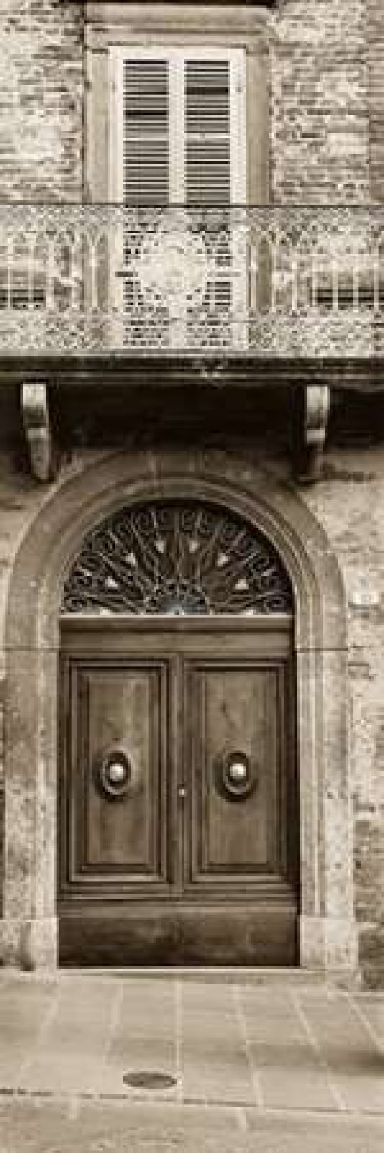 Posterazzi La Porta Via Todi Canvas Art - Alan Blaustein (12 x 36)