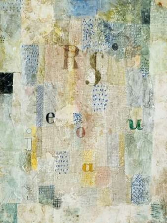 Posterazzi La fabrique vocale de la chanteuse Rosa Silber Canvas Art - Paul Klee (22 x 28)