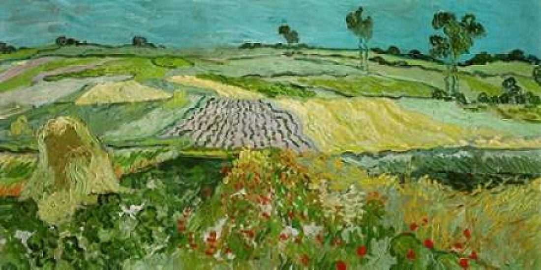 Posterazzi La plaine dAuvers Canvas Art - Vincent Van gogh (10 x 20)