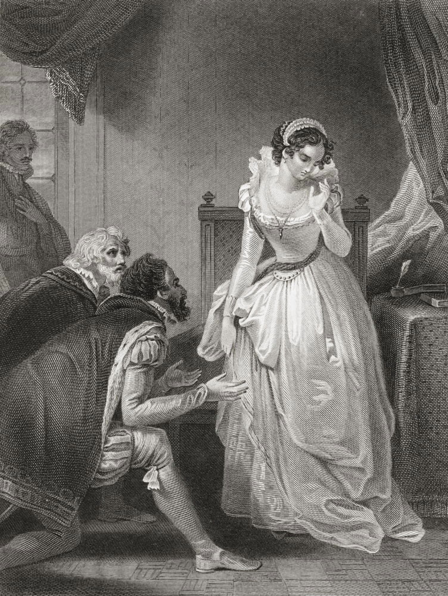 Posterazzi Lady Jane Grey Declining The Throne Lady Jane Grey C1536 Canvas Art - Ken Welsh Design Pics (26 x 34)