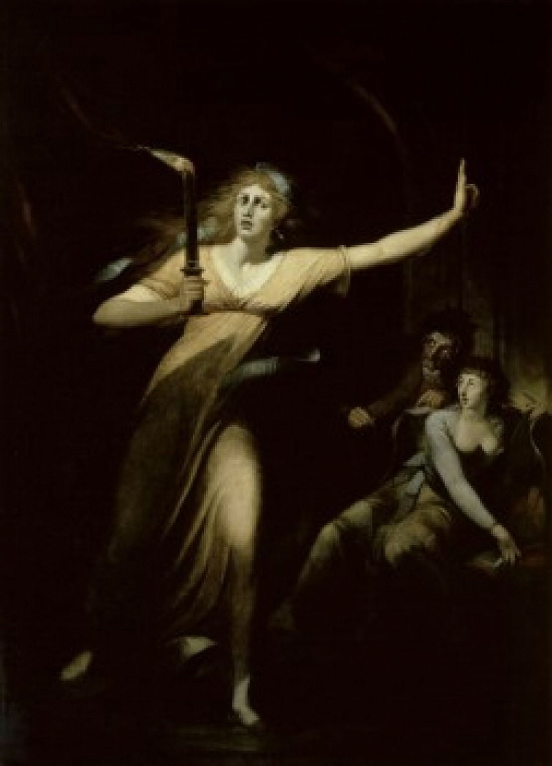 Posterazzi Lady Macbeth Sleepwalking 1783 Henry Fuseli (1741-1825Swiss) Musee du Louvre Paris Canvas Art - Henry Fuseli (24 x 36)