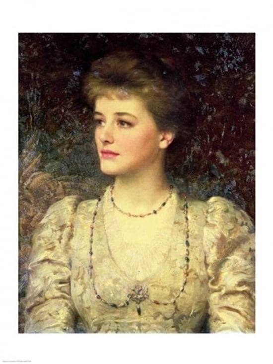 Posterazzi Lady Palmer Canvas Art - Sir frank Dicksee (24 x 36)