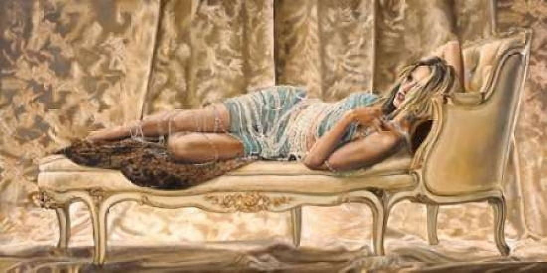 Posterazzi Lady of Pearls Canvas Art - Sergio Jannace (24 x 48)