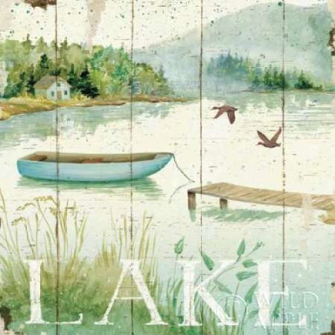 Posterazzi Lakeside II Canvas Art - Daphne Brissonnet (24 x 24)