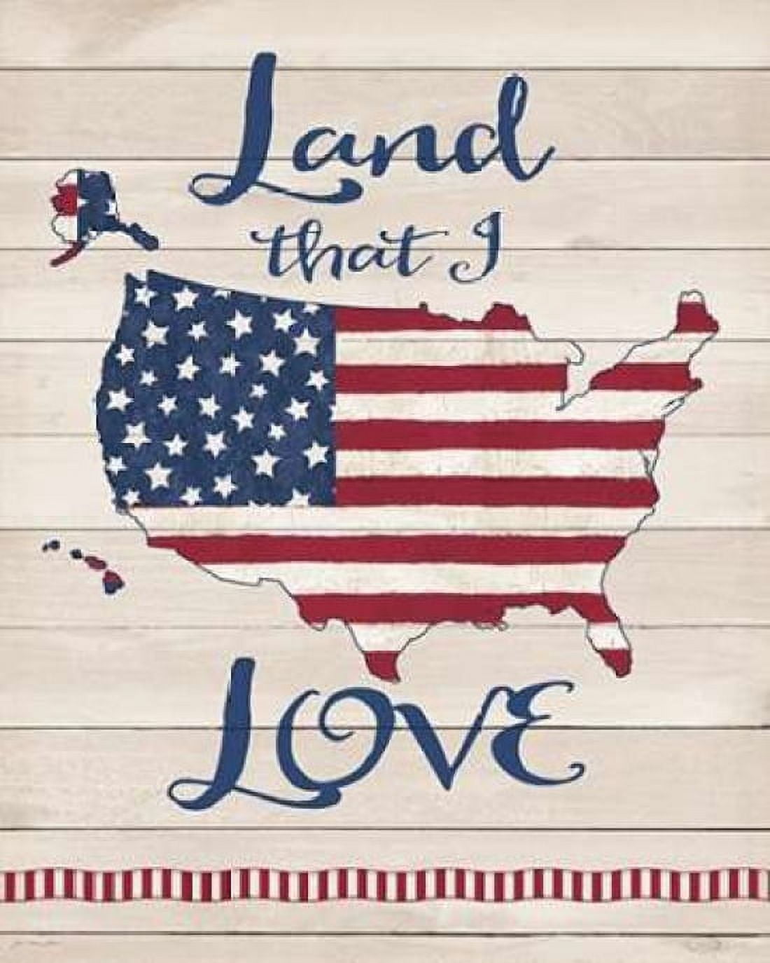 Posterazzi Land I Love Canvas Art - Jo Moulton (24 x 30)