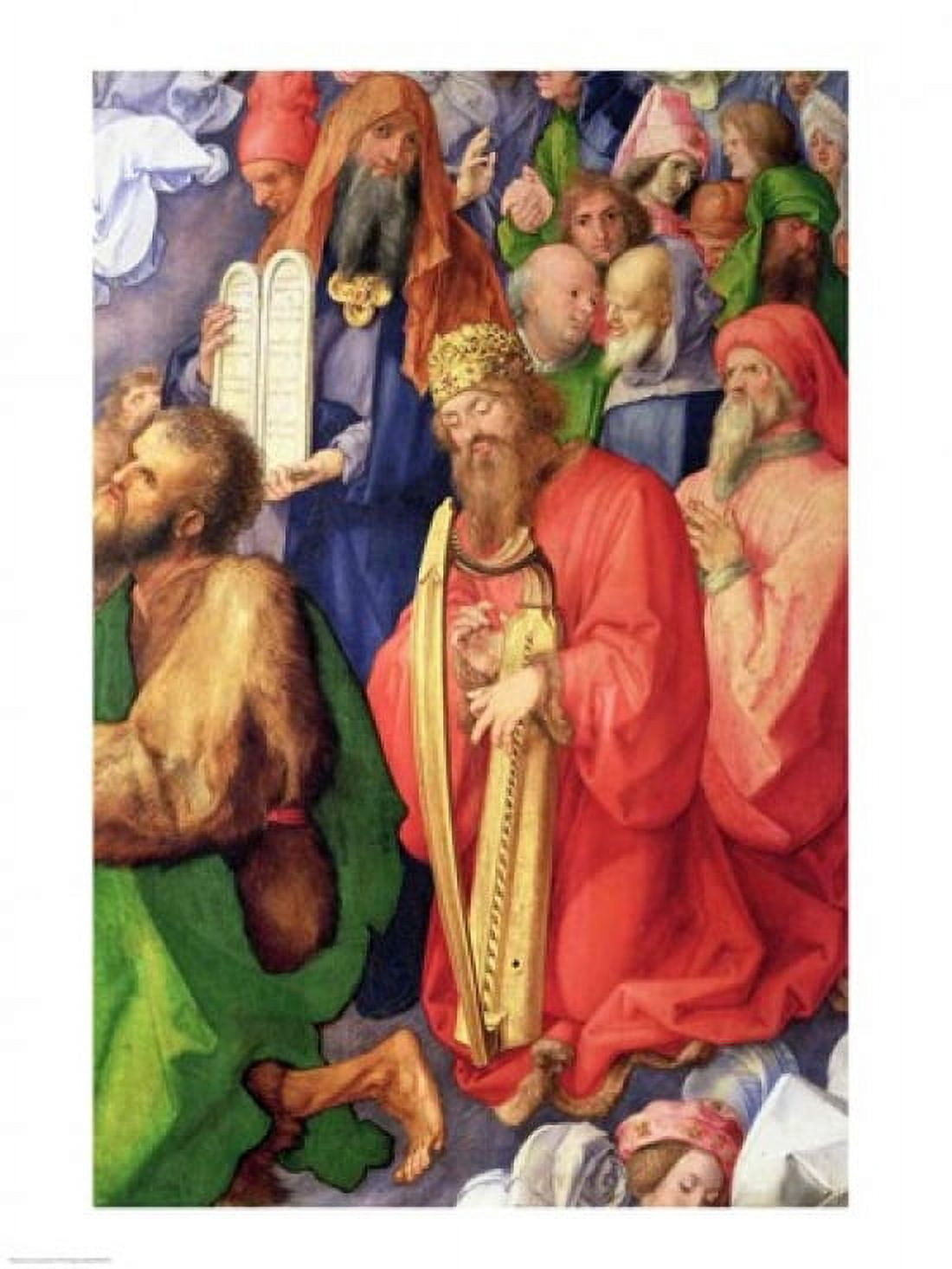 Posterazzi Landauer Altarpiece King David 1511 Detail Canvas Art - Albrecht Durer (24 x 36)