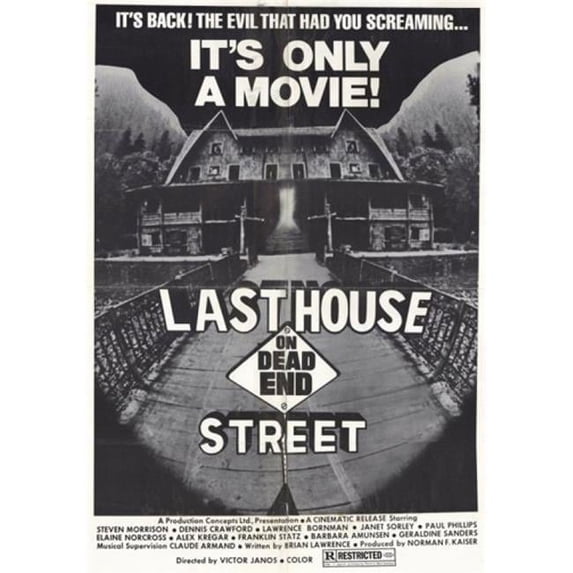 Posterazzi MOV209307 Last House on Dead End Street Movie Poster - 11 x 17 in.
