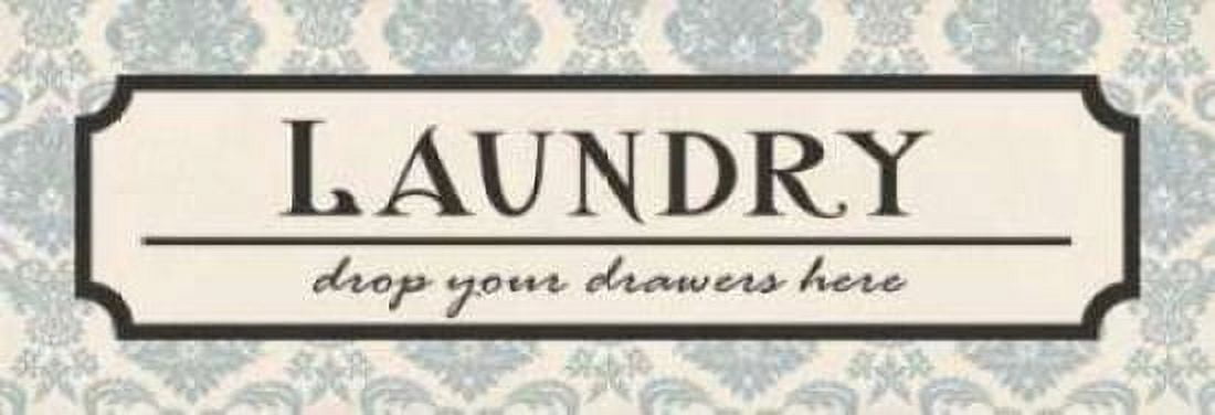 Posterazzi Laundry Drawers Canvas Art - N Harbick (12 x 36)