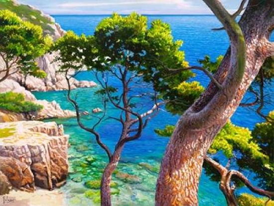 Posterazzi Lavandou Canvas Art - Adriano Galasso (22 x 28)